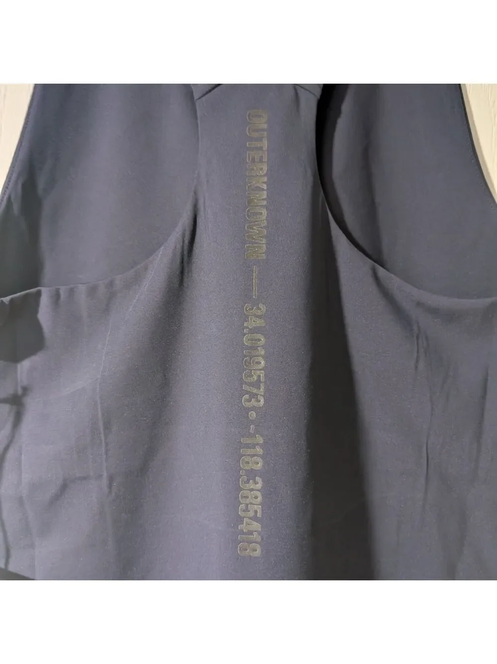 NWT Outerknown | Active Racerback Tank In Navy - Picture 9 of 14